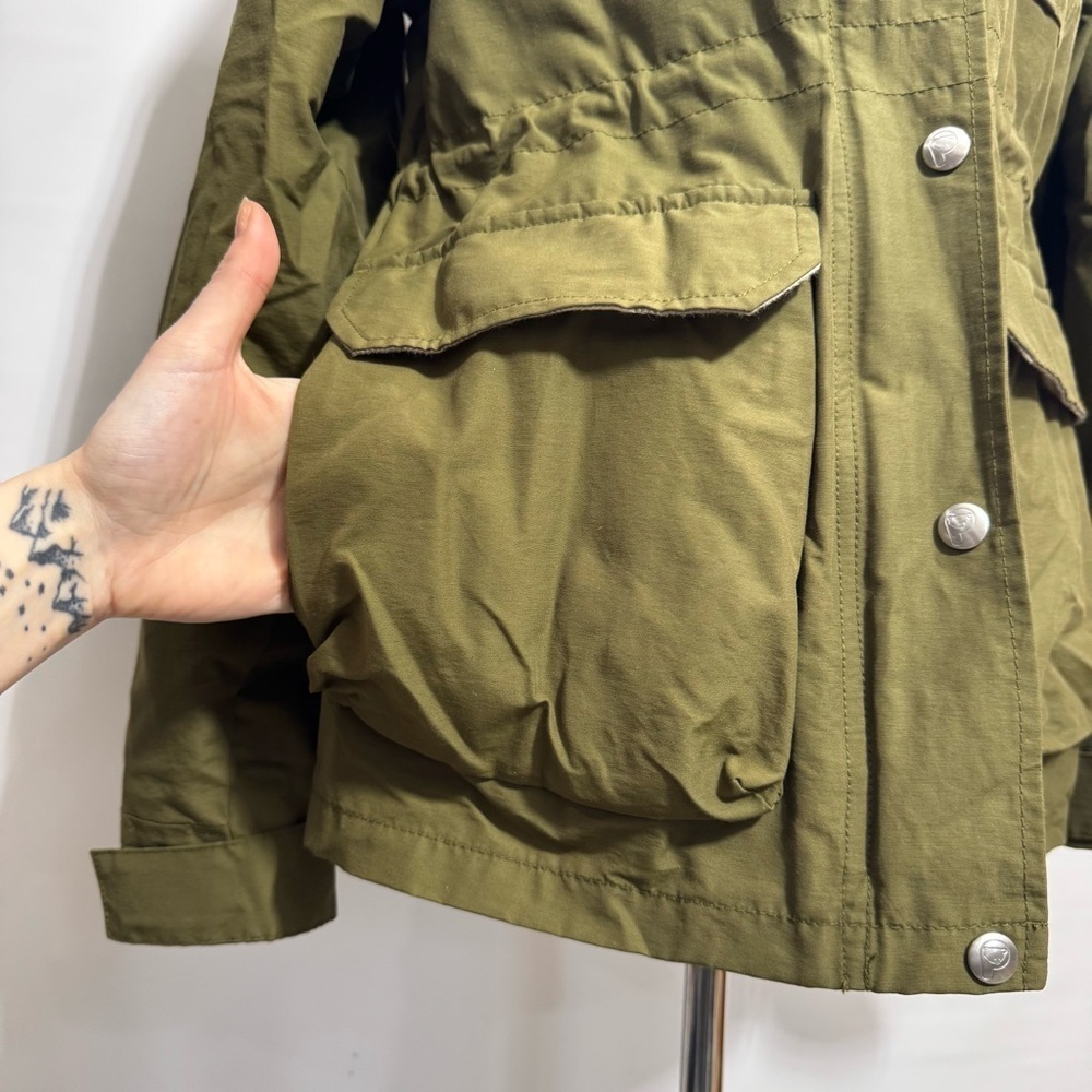 Madewell x Penfield • Kasson Flannel Lined Rain Field Cargo Jacket Olive Green S - Picture 8 of 16